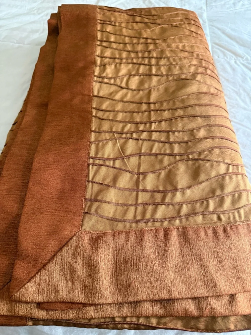 King size Golden Textured Duvet cover- Home Bedding